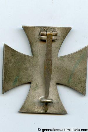 Iron cross first class + case - Wilhelm Deumer, Lüdenscheid