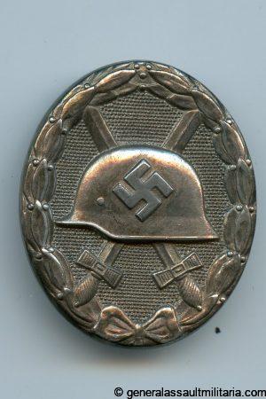 Wound badge in silver - Eugen Schmidthäusler, Pforzheim