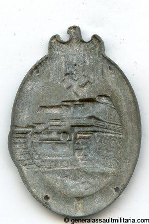 Panzer assault badge - Deschler & Sohn, München