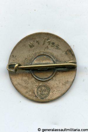 NSDAP party badge - RZM M1/155 Schwertner & Cie, Eggenberg