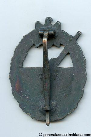 Kriegsmarine coastal artillery badge - Schwerin, Berlin