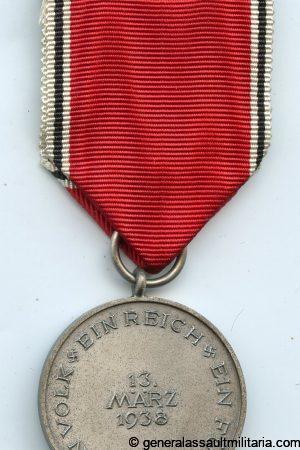 Austria annexation medal + case