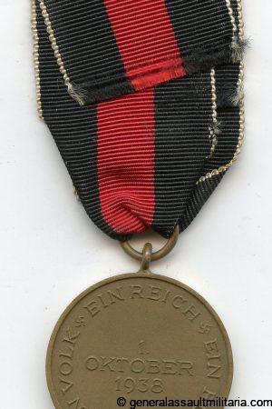 Sudetenland annexation medal + case