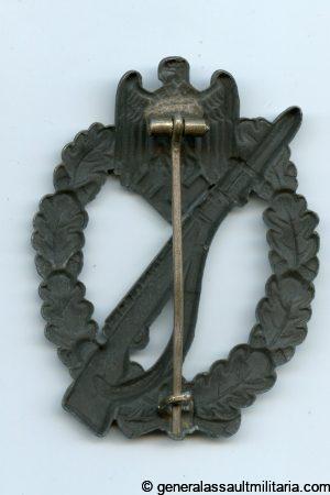 Infantry assault badge in silver - Assmann & Söhne, Lüdenscheid