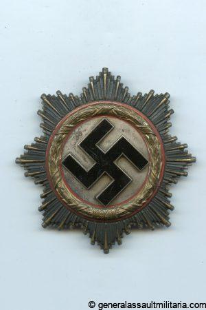 German cross in gold - 'dotted date Zimmermann'