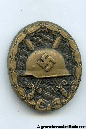 Wound badge in black - Unknown maker