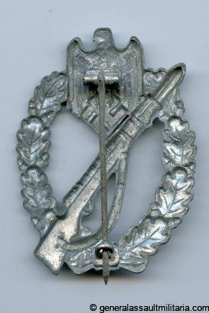 Infantry assault badge in silver – SHuCo, Idar-Oberstein