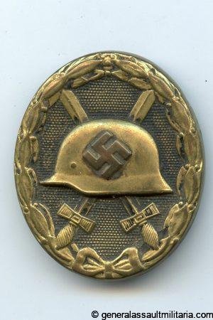 Wound badge in black - Unmarked