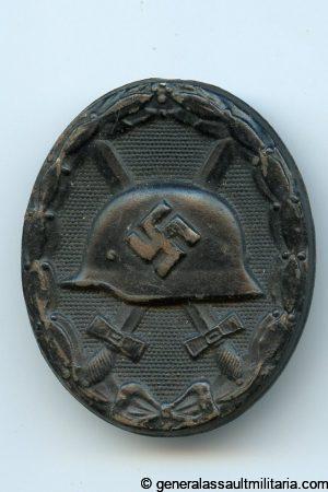 Wound badge in black - Unmarked