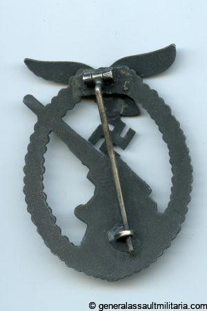 Luftwaffe Flak badge – Assmann & Söhne, Lüdenscheid