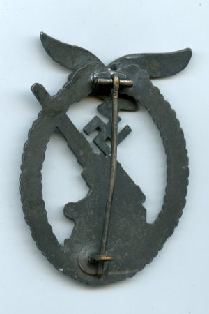 Luftwaffe flak badge - Gustav Brehmer, Markneukirchen