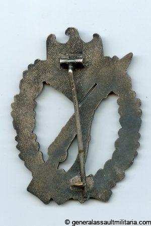 Infantry assault badge in silver – E.F. Wiedmann, Frankfurt