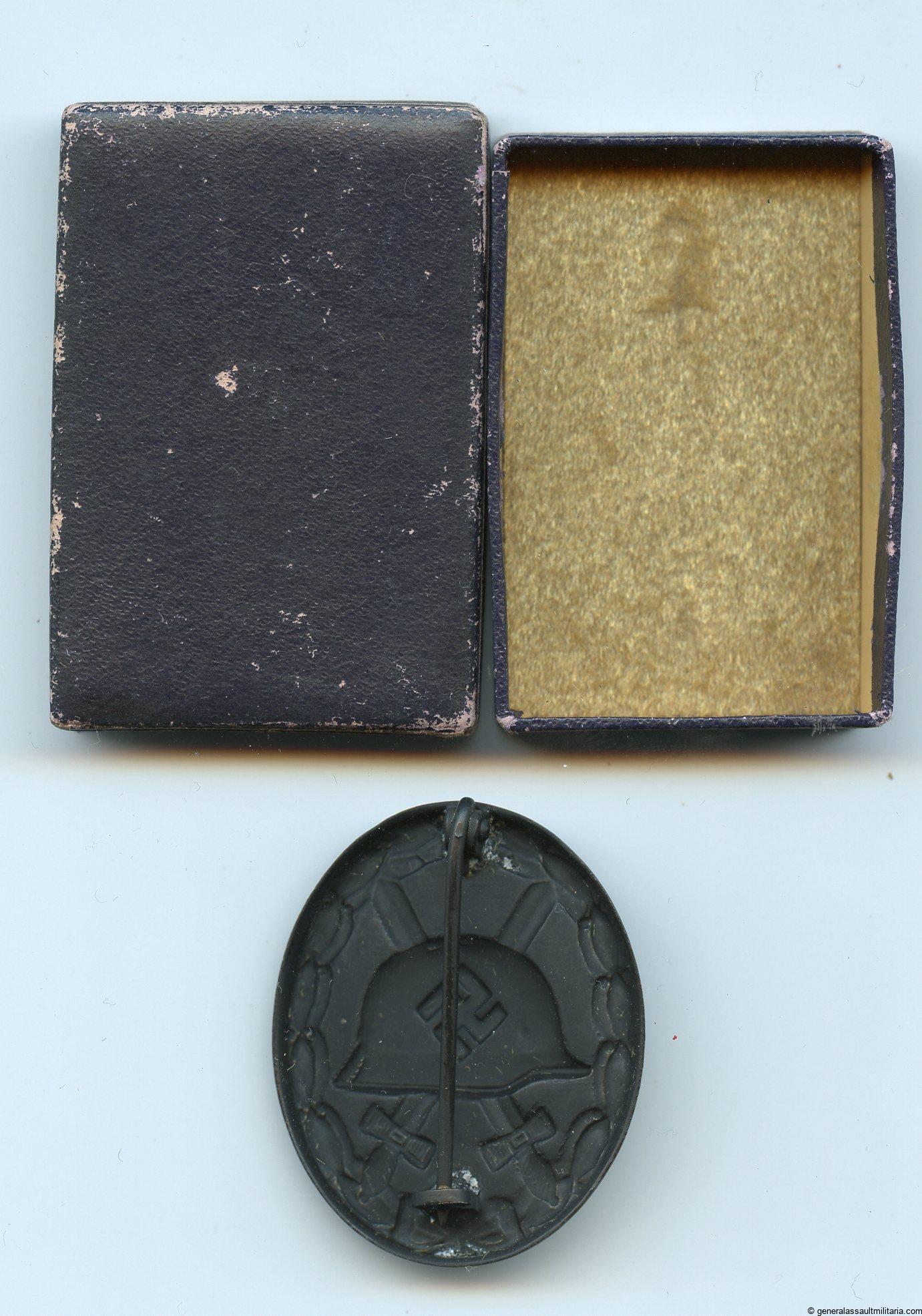 Wound badge in black + LDO box – L/16 Steinhauer & Lück 