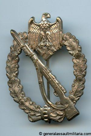 Infantry assault badge in silver - C.E. Juncker, Berlin