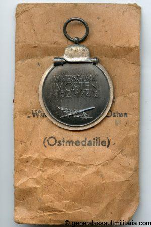 Ost medal + packet - L. Christian Lauer, Nürnberg-Berlin