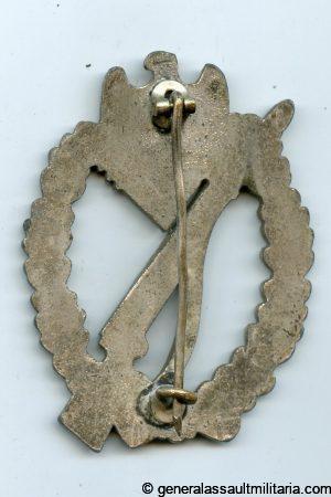 Infantry assault badge in silver - Steinhauer & Lück, Lüdenscheid