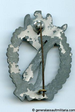 Infantry assault badge in silver – Metall & Kunstoff 2, Gablonz