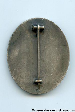 Wound badge in silver - MM11 Wilhelm Deumer, Lüdenscheid