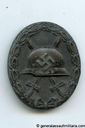 Wound badge in black - Übergrosse Deschler/Wiedmann