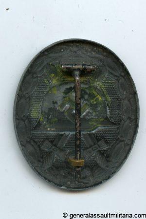 Wound badge in black - Übergrosse Deschler/Wiedmann