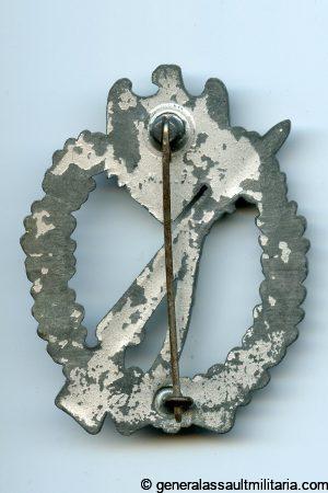 Infantry assault badge in silver - Metall & Kunstoff 7, Gablonz