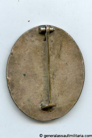 Wound badge in silver - Gustav Brehmer, Markneukirchen