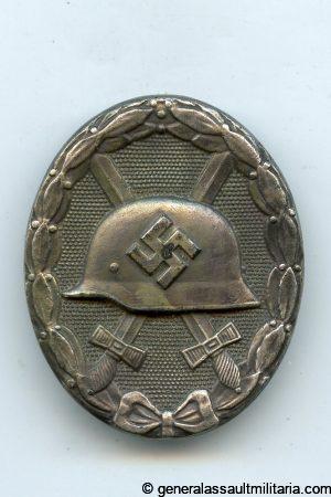 Wound badge in silver - L/11 Wilhelm Deumer, Lüdenscheid