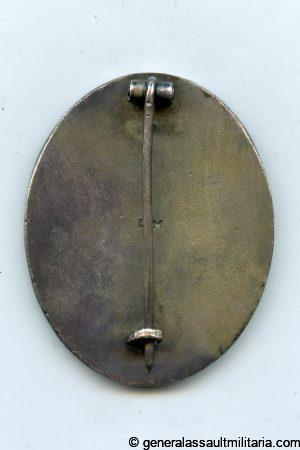 Wound badge in silver - L/11 Wilhelm Deumer, Lüdenscheid