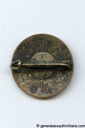 NSDAP party badge - RZM M1/13 Christian Lauer, Nürnberg