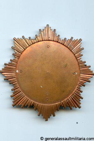 German cross in gold backplate - Steinhauer & Lück, Lüdenscheid
