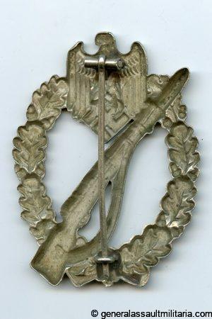 Infantry assault badge in silver – C.E. Juncker, Berlin