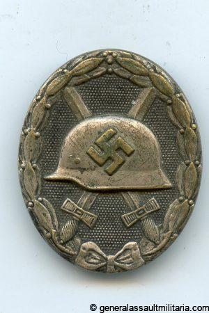 Wound badge in silver - Otto Schickle, Pforzheim