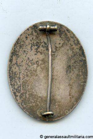Wound badge in silver - Otto Schickle, Pforzheim