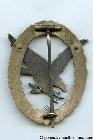 Luftwaffe Radio operator air gunner badge J2 - C.E. Juncker, Berlin