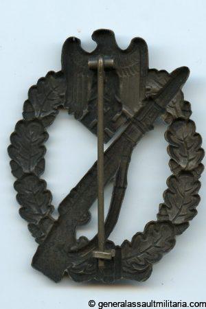 Infantry assault badge in bronze - Wilhelm Deumer, Lüdenscheid