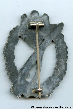Infantry assault badge in silver - Unknown maker "H"