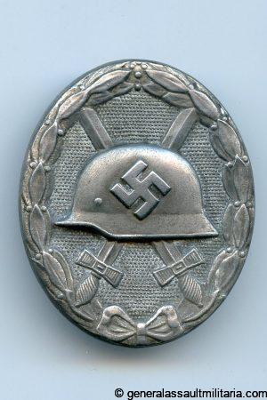 Wound badge in silver -B.H. Mayer, Pforzheim