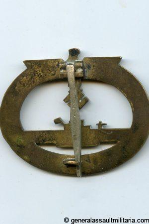 U-boat badge - Otto Schickle, Pforzheim
