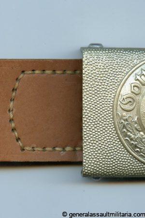 Police buckle with tab - E.F. Wiedmann, Frankfurt