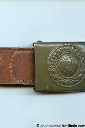 Tabbed Heer buckle - Richard Sieper & Söhne, Lüdenscheid