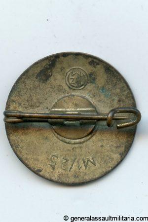 NSDAP party membership badge – RZM M1/25 Rudolf Reiling, Pforzheim