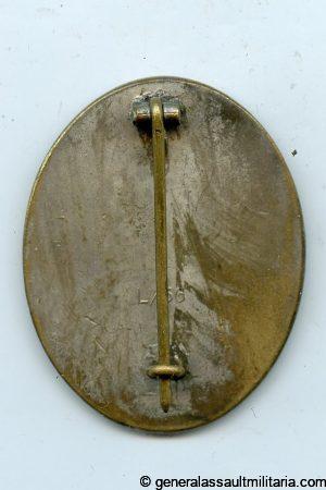 Wound badge in silver - L/56 Funke & Brüninghaus, Lüdenscheid