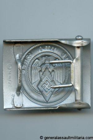 Hitler youth buckle - RZM M4/22 Christian Theodor Dicke, Lüdenscheid