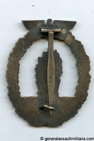 Kriegsmarine Minesweeper badge - Otto Schickle, Pforzheim.