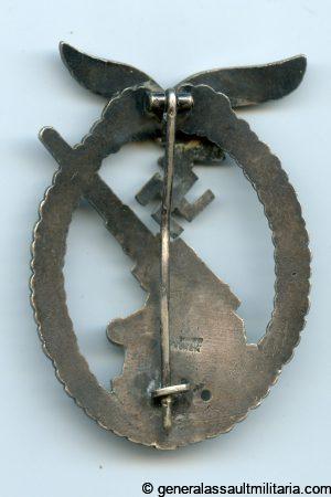 Luftwaffe flak badge - Gustav Brehmer, Markneukirchen
