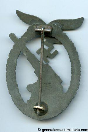 Luftwaffe flak badge – Gustav Brehmer, Markneukirchen