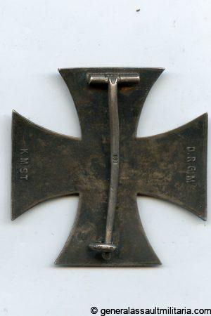 Iron cross first class 1914 - K.M.ST. - D.R.G.M