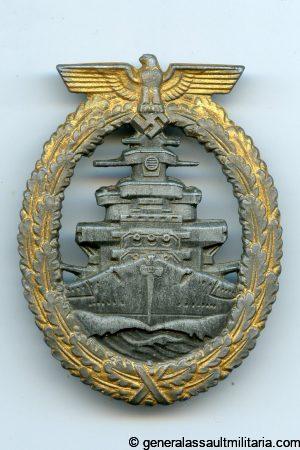 Kriegsmarine high seas fleet badge - Friedrich Orth, Wien