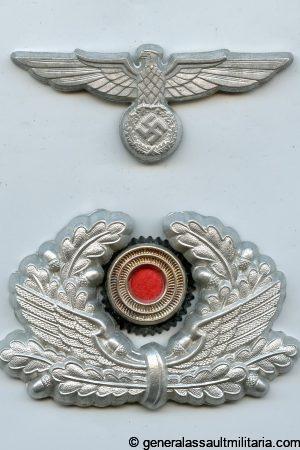 Rail road protection cap insignia set - C.T.D Lüdenscheid