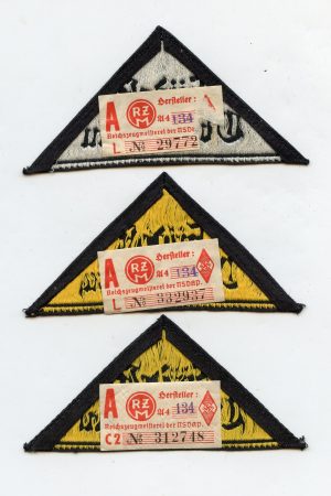 Hitler youth Südost Oberdonau triangle - BeVo, RZM tagged